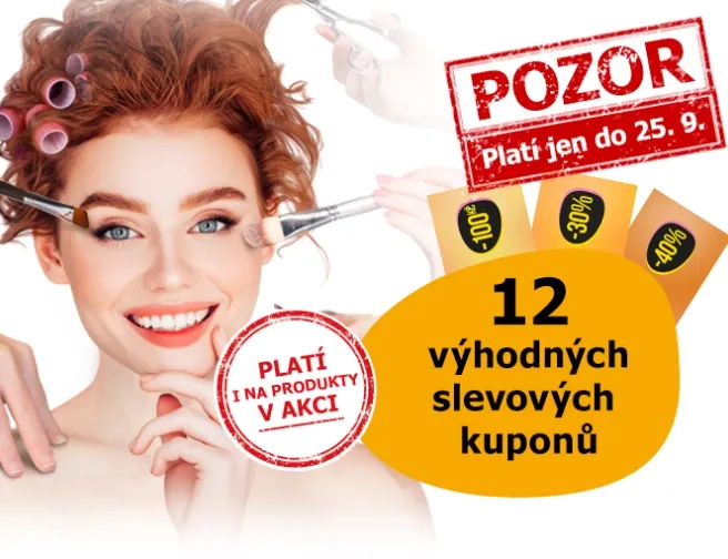 Zářijové kupony na EXTRA slevy