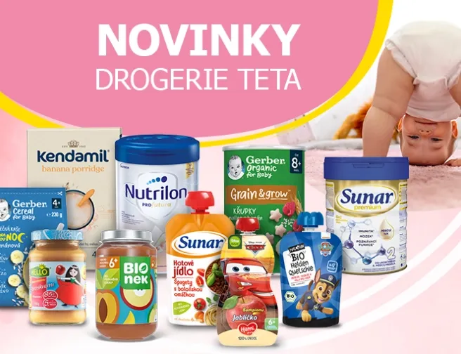 Nová mléka, kaše, příkrmy, kapsičky pro vaše děti