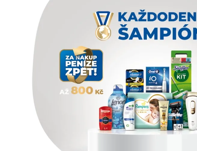 Získejte zpět až 800 korun na vybrané produkty