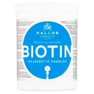 Kallos KJMN Biotin zkrášlující maska na vlasy 1000ml