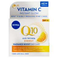 Nivea Q10 Energy Rozjasňující denní krém proti vráskám 50ml