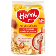 Hami Mléčná kaše na dobré ráno se 7 obilninami s banánem a jahodami od uk. 8 měsíce 210g