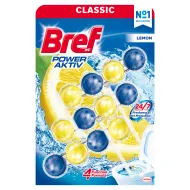 Bref Power Aktiv Lemon tuhý WC blok 3 x 50g