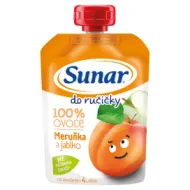 Sunar Do ručičky ovocná kapsička meruňka 4m+, 100g