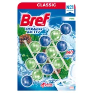 Bref Power Aktiv Pine tuhý WC blok 3 x 50g