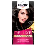 Palette Deluxe barva na vlasy sytý přirozeně černý 1-0