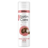 Gillette Satin Care Dámský Gel Na Holení, Shea Butter Silk, 200 ml