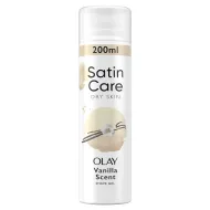 Gillette Satin Care Dámský Gel Na Holení, Vanilla Scent with Olay, 200 ml