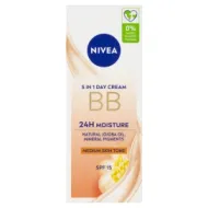 Nivea Zkrášlující hydratační denní BB krém 5 v 1 pro tmavší odstín pleti OF 15 50ml
