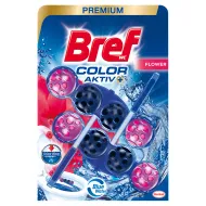 Bref Color Aktiv Flower tuhý WC blok 2 x 50g