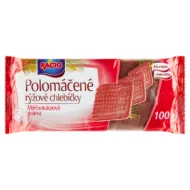 Racio Polomáčené rýžové chlebíčky mléčnokakaová poleva 100g