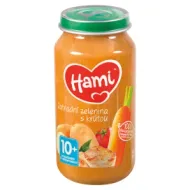 Hami Zahradní zelenina s krůtou masozeleninový příkrm od ukončeného 10. měsíce 250g