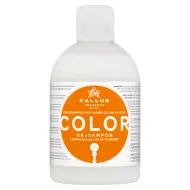 Kallos KJMN Color šampon na barvené vlasy s lněným olejem a UV filtrem 1000ml