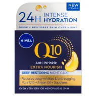 Nivea Q10 Extra Nourish výživný noční krém proti vráskám 50ml