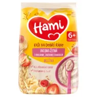 Hami Mléčná kaše na dobré ráno ovesno-žitná s malinami, jahodami a banánem od uk. 6 měsíce 210g