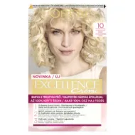 L'Oréal Paris Excellence Créme  permanentní barva na vlasy  10- nejsvětlejší blond, 72+48+12+60 ml
