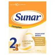 Sunar Complex 2 pokračovací kojenecké mléko 600g