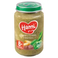Hami masozeleninový příkrm Špenát s hovězím a brambory od uk. 8. měsíce 200g