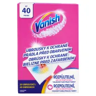 Vanish Color Protector ubrousky k ochraně prádla před obarvením 40 praní 20 ks. Zadejte v košíku EAN: 9985910006339 a získejte slevu 10%