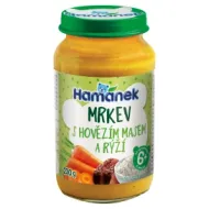 Hamánek Rýže s karotkou a hovězím masem 230g