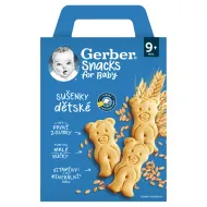GERBER Snacks dětské sušenky 180g