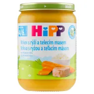HiPP BIO Mrkev s rýží a telecím masem 190 g