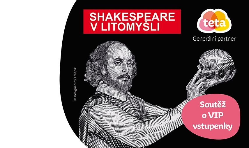 Soutěž o VIP vstupenky na Shakespeare v Litomyšli hlavní banner