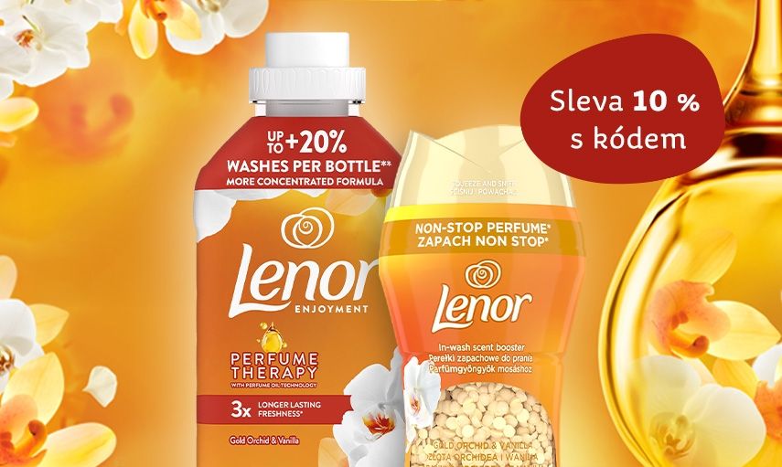 Novinka Lenor Gold Orchid & Vanilla hlavní banner