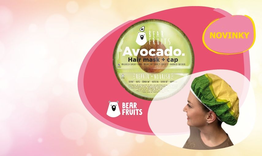 Masky na vlasy Bear Fruits s čepicí hlavní banner